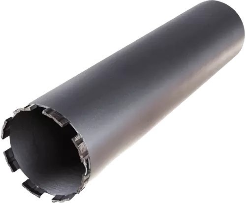 Алмазная буровая коронка 92*450 мм 1 1/4" UNC Hilberg Laser HD712 - интернет-магазин «Стронг Инструмент» город Краснодар