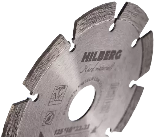Алмазный диск по железобетону 125*22.23*10*2.0мм Hard Materials Laser Hilberg HM102 - интернет-магазин «Стронг Инструмент» город Краснодар