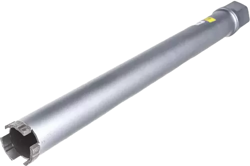 Алмазная буровая коронка 46*450 мм 1 1/4" UNC Hilberg Laser HD704 - интернет-магазин «Стронг Инструмент» город Краснодар