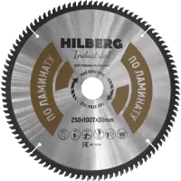Пильный диск по ламинату 250*30*Т100 Industrial Hilberg HL250
