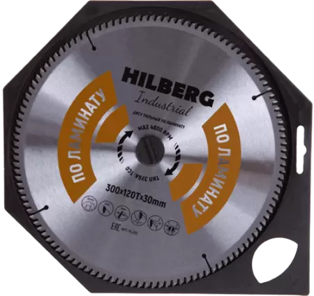 Пильный диск по ламинату 300*30*Т120 Industrial Hilberg HL300 - интернет-магазин «Стронг Инструмент» город Краснодар