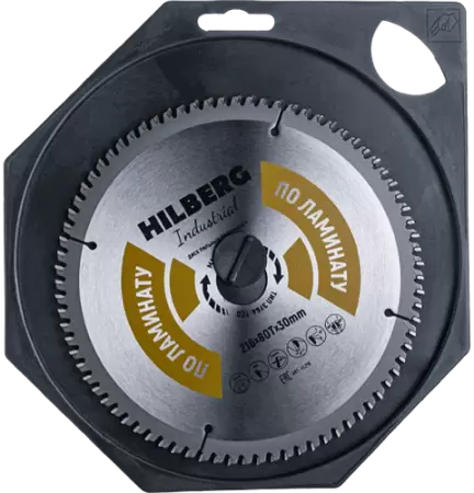 Пильный диск по ламинату 216*30*Т80 Industrial Hilberg HL216 - интернет-магазин «Стронг Инструмент» город Краснодар