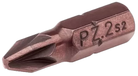 Бита для шуруповерта PZ2*25мм Сталь S2 (100шт.) PE Bag Mr. Logo B025PZ2 - интернет-магазин «Стронг Инструмент» город Краснодар