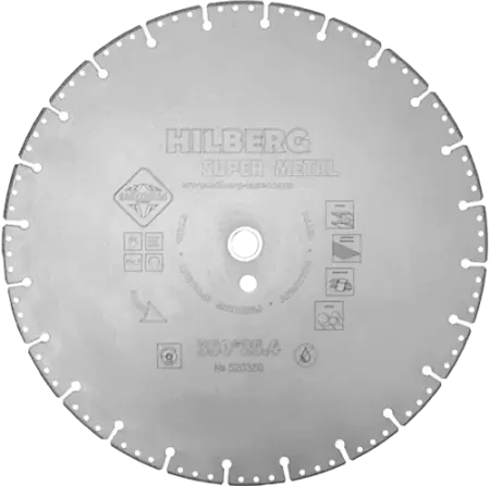 Алмазный отрезной диск по металлу 350*25.4/20*3*2.7мм Super Metal Hilberg 520350 - интернет-магазин «Стронг Инструмент» город Краснодар