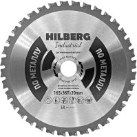 Пильный диск по металлу 165*20*Т36 Industrial Hilberg HF165 - интернет-магазин «Стронг Инструмент» город Краснодар