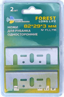 Ножи односторонние 82*29*3мм для электрорубанка (2шт.) Trio-Diamond FLL716 - интернет-магазин «Стронг Инструмент» город Краснодар