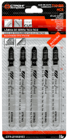 Пилки для лобзика 5шт. T101BR HCS 100мм по мягкой древесине Strong СТУ-21110103 - интернет-магазин «Стронг Инструмент» город Краснодар