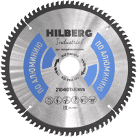 Пильный диск по алюминию 210*30*Т80 Industrial Hilberg HA210 - интернет-магазин «Стронг Инструмент» город Краснодар