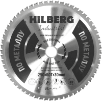Пильный диск по металлу 250*30*Т60 Industrial Hilberg HF250 - интернет-магазин «Стронг Инструмент» город Краснодар