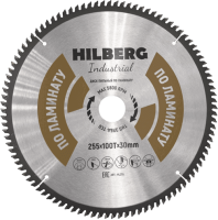 Пильный диск по ламинату 255*30*Т100 Industrial Hilberg HL255 - интернет-магазин «Стронг Инструмент» город Краснодар