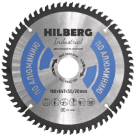 Пильный диск по алюминию 190*30/20*Т64 Industrial Hilberg HA190 - интернет-магазин «Стронг Инструмент» город Краснодар