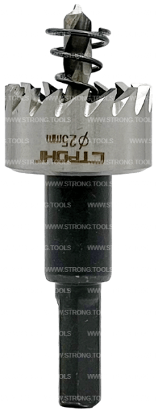 Коронка по листовому металлу 25мм HSS Strong СТК-06300025