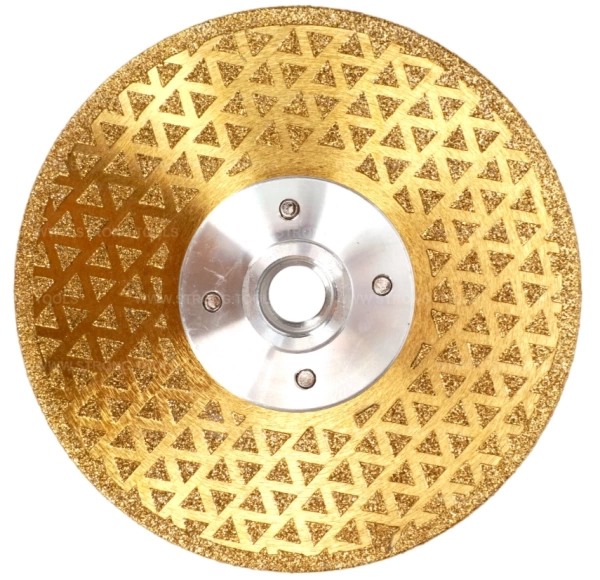 Алмазный диск с фланцем 125*М14 (гальванический) Maxprospa МД-10500125 - интернет-магазин «Стронг Инструмент» город Краснодар