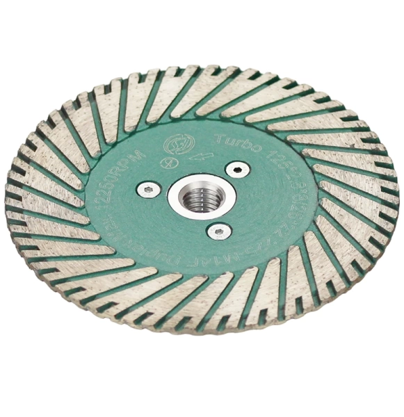 Алмазный диск с фланцем 125*М14*8/25*3.5мм Turbo Strong СТД-17000125 - интернет-магазин «Стронг Инструмент» город Краснодар