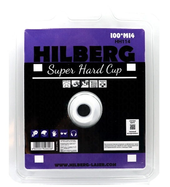 Чашка алмазная по керамике и керамограниту 100*M14 Hilberg Super Hard Cup HH114 - интернет-магазин «Стронг Инструмент» город Краснодар