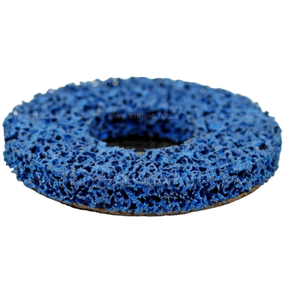 Зачистной диск 125мм коралловый синий для УШМ высокой жесткости СТУ-25200125 - интернет-магазин «Стронг Инструмент» город Краснодар
