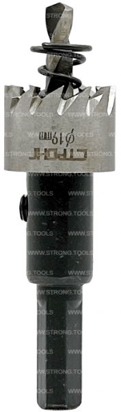 Коронка по листовому металлу 19мм HSS Strong СТК-06300019